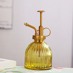 (932FM) Темно-синий аква-матовый с подкладкой Стеклянный насос распылители воды под давлением бутылки, для полива растений, уборка дома, мойка, темно-золотистые, 82x160 мм