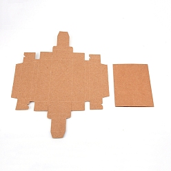 Цвет Древесины Ящик из крафт-бумаги, Праздничные подарочные упаковочные коробки, подарочные коробки для мыла, ювелирные изделия, губная помада, свадьба, деревесиные, 8x2.5x2.5 см, внутренняя сторона: 8.5x2.5x2.5 см