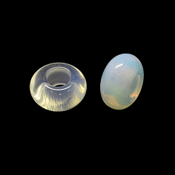 Opalite Opalite European Large Hole Beads, Rondelle, 13~14x7~8mm, Hole: 5mm