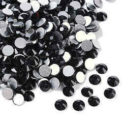 Реактивный Самолет Стеклянные стразы, плоский зад, класс А, с покрытием на задной стороне, граненые, полукруглый, струя, 3.8~4 мм , около 1440 шт / мешок