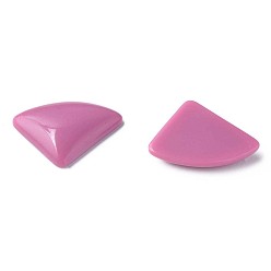 Flamingo Opaque Acrylic Cabochons, Triangle, Flamingo, 19.5x28x5mm, about 354pcs/500g