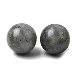 Лабрадорита Сферические бусины из натурального лабрадорита без отверстий, круглые, 30 мм