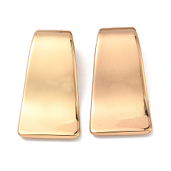 Золотой 304 подвески из нержавеющей стали, трапециевидные подвески, золотые, 42.5x21x11 мм, отверстие : 9x6 мм