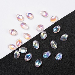 Peachpuff Tschechische Glasperlen, Tulpe Blütenblatt / Lilie Blütenblatt, peachpuff, 8.5x6x4 mm, Loch: 1 mm, ca. 380 Stk. / Beutel, 95~100 g / Beutel