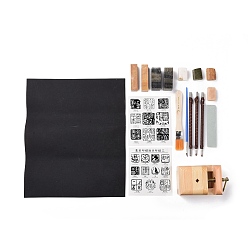 Стали Китай печать печать печать и камень печать резьба ручной набор инструментов