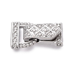 Платина Латунные магнитные застежки, трапециевидные, платина, 22 мм, трапеции: 17x10x7 мм, застежка : 11.5x12.5x4 mm