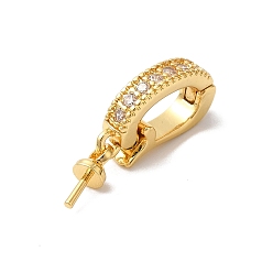 Настоящее золото 18K Латунные микро проложить четкие кубического циркония кулон поручительств, без кадмия, без никеля и без свинца, реальный 18 k позолоченный, 17.5 мм