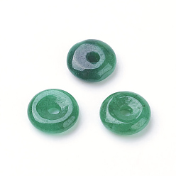 Бирманский Нефрит Натуральный маньяк нефрит / бурма-нефрит, окрашенные, пончик / пи-диск, ширина пончика: 2.5 мм, 6x2 мм, отверстие : 1 мм
