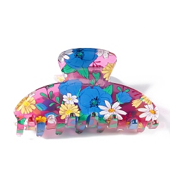 Озёрно--синий Заколки для волос из пвх, Плут синий, 80x39x38 мм