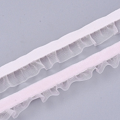 Pink Бархатная лента из органзы, розовые, 5/8 дюйм (15 мм), около 20 ярдов / рулон (18.29 м / рулон)