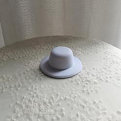 Алиса Синий Основа шляпы для мини-куклы из ткани, с полиэфирной веревкой, аксессуары для изготовления кукол своими руками, Алиса Блю, 133x50 мм