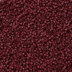 (DB0378) Matte Metallic Brick Red MIYUKI Delica Beads, Cylinder, Japanese Seed Beads, 11/0, (DB0378) Matte Metallic Brick Red, 1.3x1.6mm, Hole: 0.8mm, about 10000pcs/bag, 50g/bag