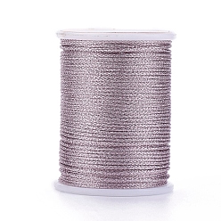 Сливовый Полиэфирная металлизированная нить, слива, 1 мм, о 7 ярдов / крен