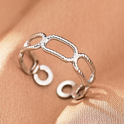 Oval 304 из нержавеющей стали манжеты кольца, цвет нержавеющей стали, овальные, внутренний диаметр: 15~20 мм