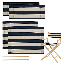 Прусский Синий Стул ткань оксфорд, запасные части ткани пляжного кресла, берлинская лазурь, 535x405x2.5 мм