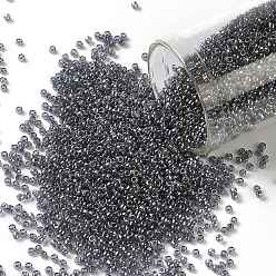 (455) Gold Luster Pale Wisteria Toho 15/0 runde Perlen, japanische Rocailles, (455) blasse Glyzinien mit Goldglanz, 1.5 mm, Bohrung: 0.7 mm, über 3000pcs / Flasche, 10 g / Flasche