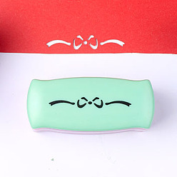 Bowknot Дыроколы из пластиковой бумаги, перфоратор для бумаги для рукоделия и скрапбукинга, случайный цвет, Bowknot шаблон, 70x30x40 мм