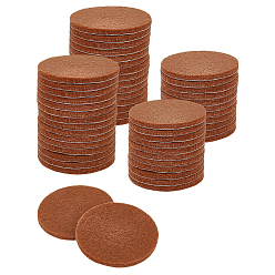 Сиена Войлочные самоклеящиеся подушечки, накладки для защиты мебели от скольжения, захваты для мебели, плоско-круглые, цвет охры, 40x3 мм, 60 шт