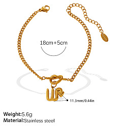 Scorpion 304 Bracelets unisexes à breloques en acier inoxydable représentant douze constellations, or, Scorpion, 7.09 pouce (18 cm)