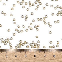 (390) Sunflower Lined Topaz Luster TOHO Round Seed Beads, Japanese Seed Beads, (390) Sunflower Lined Topaz Luster, 8/0, 3mm, Hole: 1mm, about 1110pcs/50g