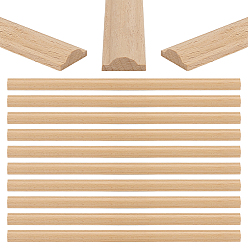BurlyWood 25Pcs Wood Ceiling Molding, Wall Trim for Furniture, Door, Wardrobe, Home Decor, BurlyWood, 400x20.5x7mm