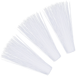 Белый 900 шт. пластиковые имитирующие усы животных для валяния поделок, белые, 70x0.1 мм