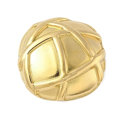 Настоящее золото 18K 304 подвески из нержавеющей стали, квадратных амулеты, ионное покрытие (ip), реальный 18 k позолоченный, 27.5x28x8 мм, отверстие : 5.5x3 мм