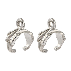 Платина Щепотка из сплава, платина, 11x4.5 мм, отверстие : 1.6 мм, штифты : 1 мм