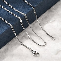 Нержавеющая Сталь Цвет 12шт. 2мм 304 цепочки из нержавеющей стали для мужчин и женщин, без потускнения, цвет нержавеющей стали, 17.83 дюйм (45.3 см)