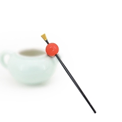 Светло-Вишневый Палочки для волос из акрила и смолы, аксессуары для волос для женщин и девочек, светло-вишневый, 180x25 мм