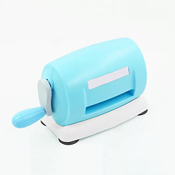 Темно-Голубой Машина для высечки и тиснения с ручным управлением для декоративно-прикладного искусства, скрапбукинг и изготовление карт, глубокое синее небо, 11.5x21.5x9 см