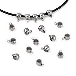 Нержавеющая Сталь Цвет Устойчивая к потускнению рондель 304 дужки из нержавеющей стали, петля под залог, цвет нержавеющей стали, 9x5x6 мм, отверстие : 2 мм, внутренний диаметр: 4 мм