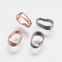 (52) Непрозрачная лаванда Латунь оснастки на поруки, долговечный, разноцветные, 7x5x2 мм, отверстие : 3.5x6 мм