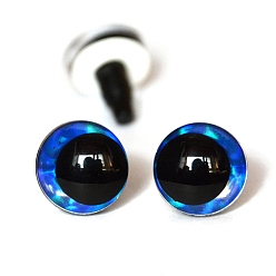 Синий Пластиковый безопасный глазок для корабля, для поделок куклы игрушки кукольные плюшевые животные изготовление, синие, 25 мм