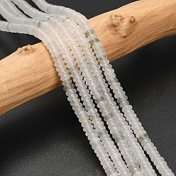 Другие Кварцы Природного кварца нитей бисера, рондель, 4x1.5 мм, отверстие : 0.7 мм, около 155 шт / нитка, 14.96'' (38 см)