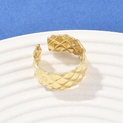 Настоящее золото 18K 304 из нержавеющей стали манжеты кольца, ионное покрытие (ip), реальный 18 k позолоченный, 9 мм