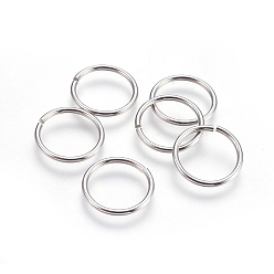 Нержавеющая Сталь Цвет Устойчивые к потускнению 304 соединительные кольца из нержавеющей стали, вырезанные пилой, круглые, цвет нержавеющей стали, 16x1.3 мм, 16 датчик, внутренний диаметр: 13 мм, 450 шт / пакет