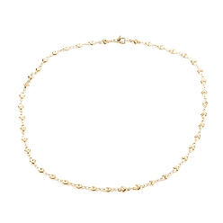 Золотой Вакуумное покрытие pvd 304 ожерелья из нержавеющей стали с цепочкой в форме сердца, с карабин-лобстерами , золотые, 20.08 дюйм (51 см)