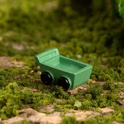 Другие Фигурки животных из смолы, украшения для дисплея, микропейзаж счастливое украшение фермы., тележка для травы, 15~32x10~39 мм