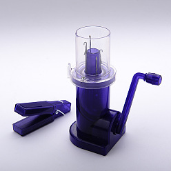 Темно-Синий Творческая ручная вязальная трикотажная машина, катушка вязальца украсить ремесло браслет ткать инструмент, темно-синий, 14x9.5x6.2 см