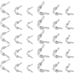 Нержавеющая Сталь Цвет 600шт 3 стиль наконечники из нержавеющей стали, Калотте заканчивается, крышка раскладушки, цвет нержавеющей стали, 5~8x2.5~4 мм, отверстие : 1~1.2 мм, 200 шт / стиль