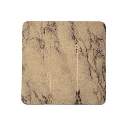 Другие Квадратные бумажные заколки для волос, карты-держатели бантов для волос, аксессуары для волос принадлежности головной убор карта, деревесиные, мраморный узор, 6x6x0.03 см, отверстие : 8 мм