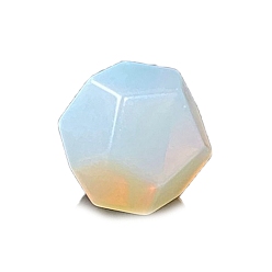 Опал Статуэтки из опалита в форме многоугольника для украшения домашнего стола, 17x17 мм