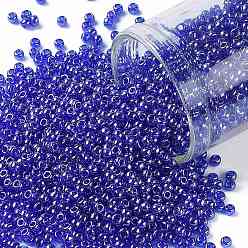 (116) Transparent Luster Cobalt Круглые бусины toho, японский бисер, (116) прозрачный блеск кобальта, 11/0, 2.2 мм, отверстие : 0.8 мм, Около 5555 шт / 50 г