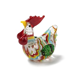 Цыпленок Оформление витрин лэмпворк, для домашнего офисного стола, цыпленок, 53x51.5x32 мм