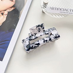 Черный Заколки для волос в форме когтей из ацетата целлюлозы, аксессуары для волос для женщин и девочек, чёрные, 75 мм