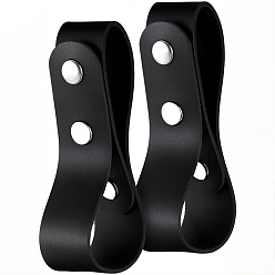 Черный Кобура для кнута из искусственной кожи, для верховой езды, чёрные, 145x30x11 мм