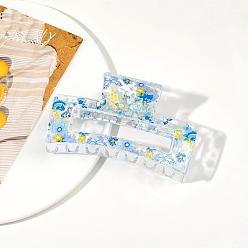 Цветок Пластиковые заколки-коготь для волос для женщин и девочек, цветок, 85x48x40 мм