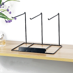 Черный Органайзер для металлических украшений, подвесной стеллаж для ювелирных изделий, подставка для ювелирных изделий, украшения для дома, чёрные, 90x260x200 мм