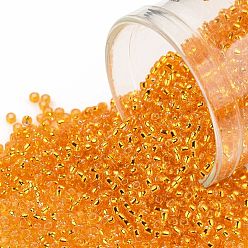 (30) Silver Lined Light Hyacinth Круглые бусины toho, японский бисер, (30) посеребренный светлый гиацинт, 15/0, 1.5 мм, отверстие : 0.7 мм, Около 135000 шт / фунт